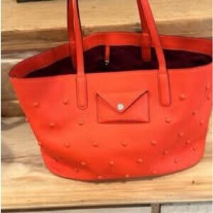 Marc Jacobs Vibrant Orange Tote Bag